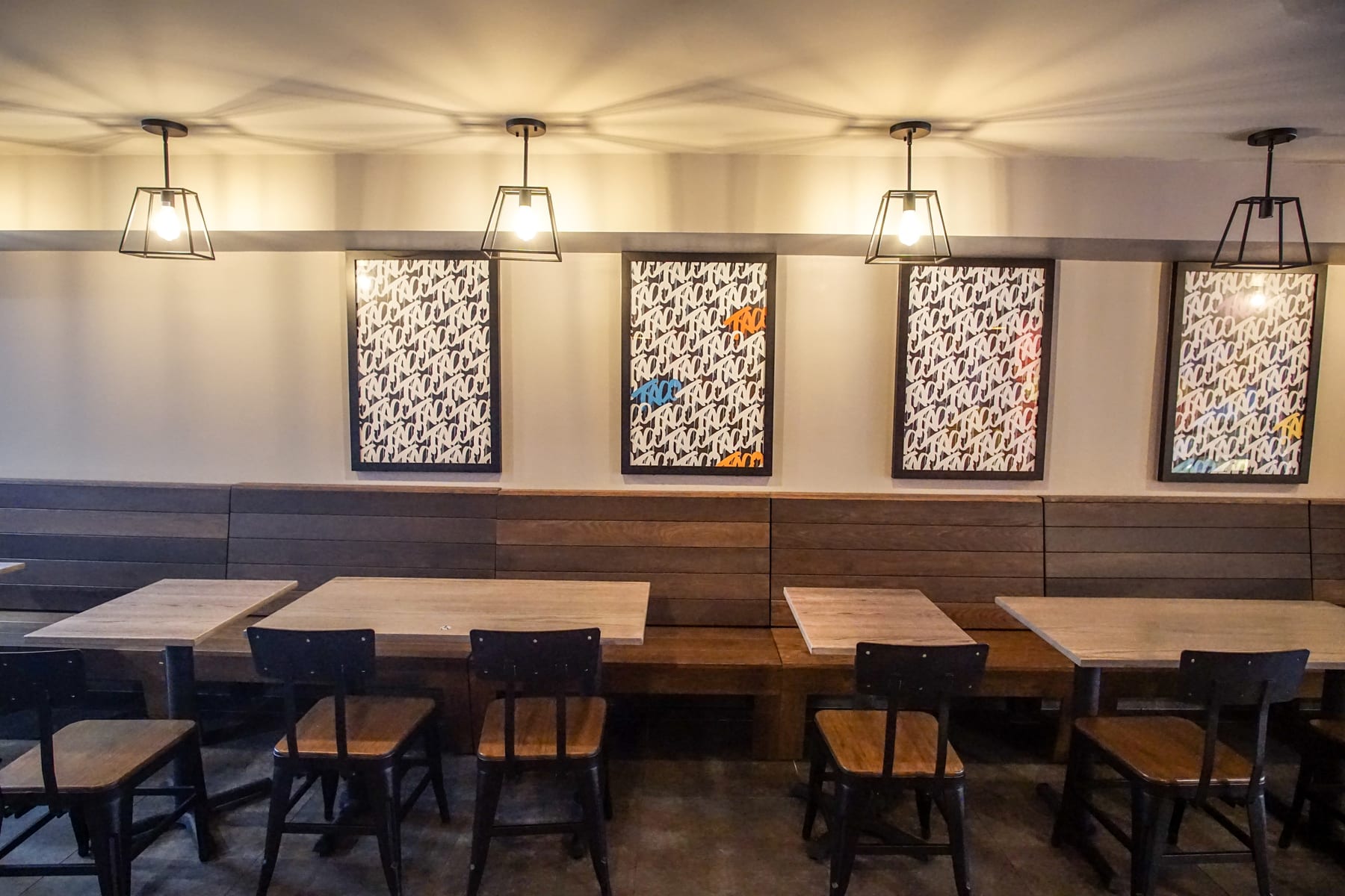 Taco Bell in Bronx, New York, interior view 6, designed by Zelta Design