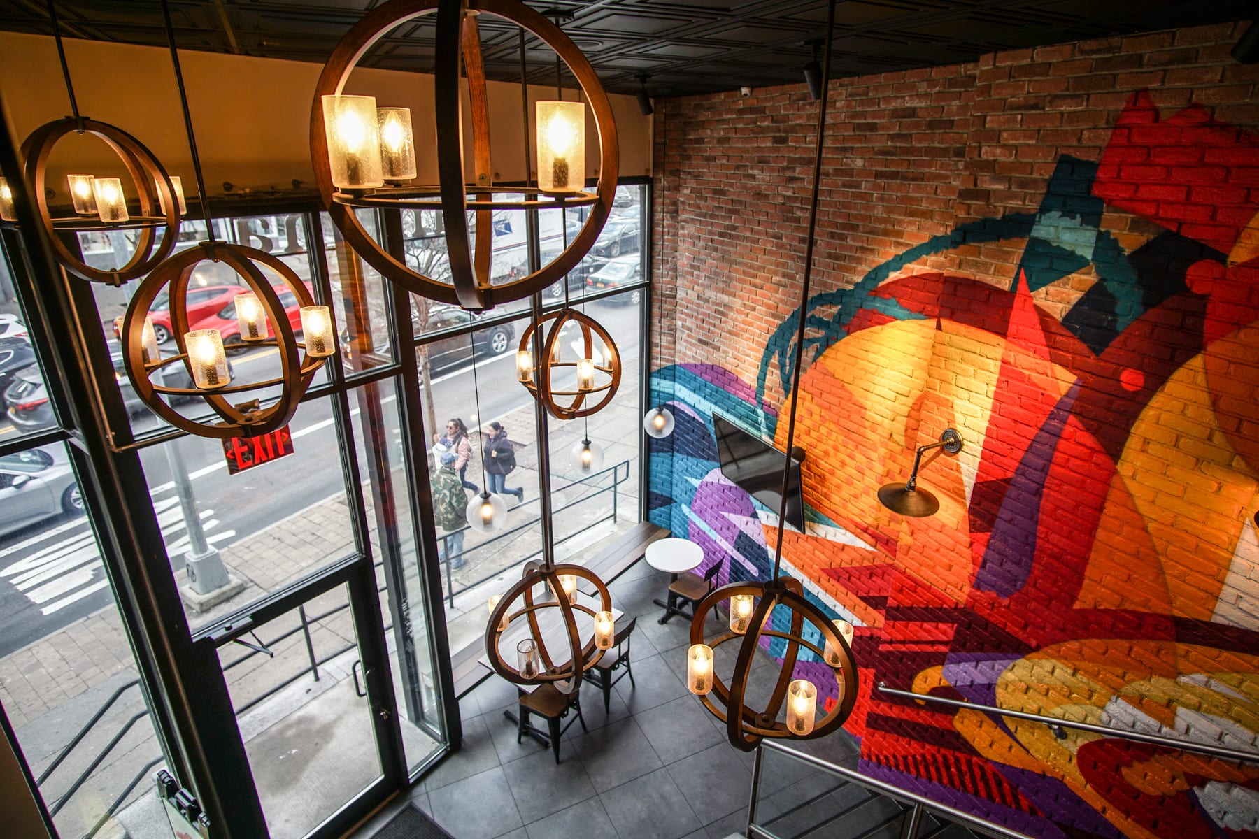 Taco Bell in Bronx, New York, interior view 8, designed by Zelta Design