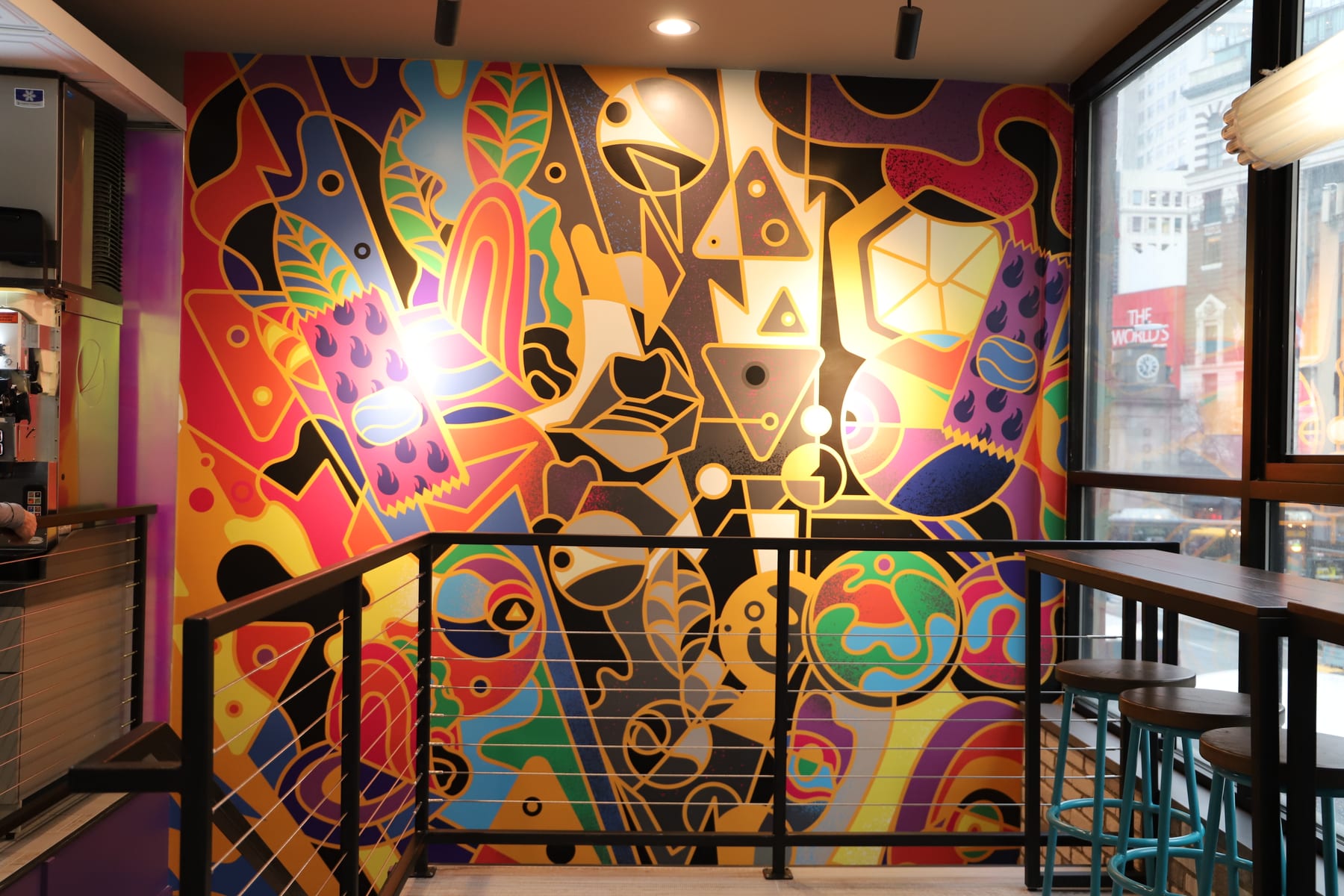 Taco Bell in Midtown, New York, interior view 6, designed by Zelta Design
