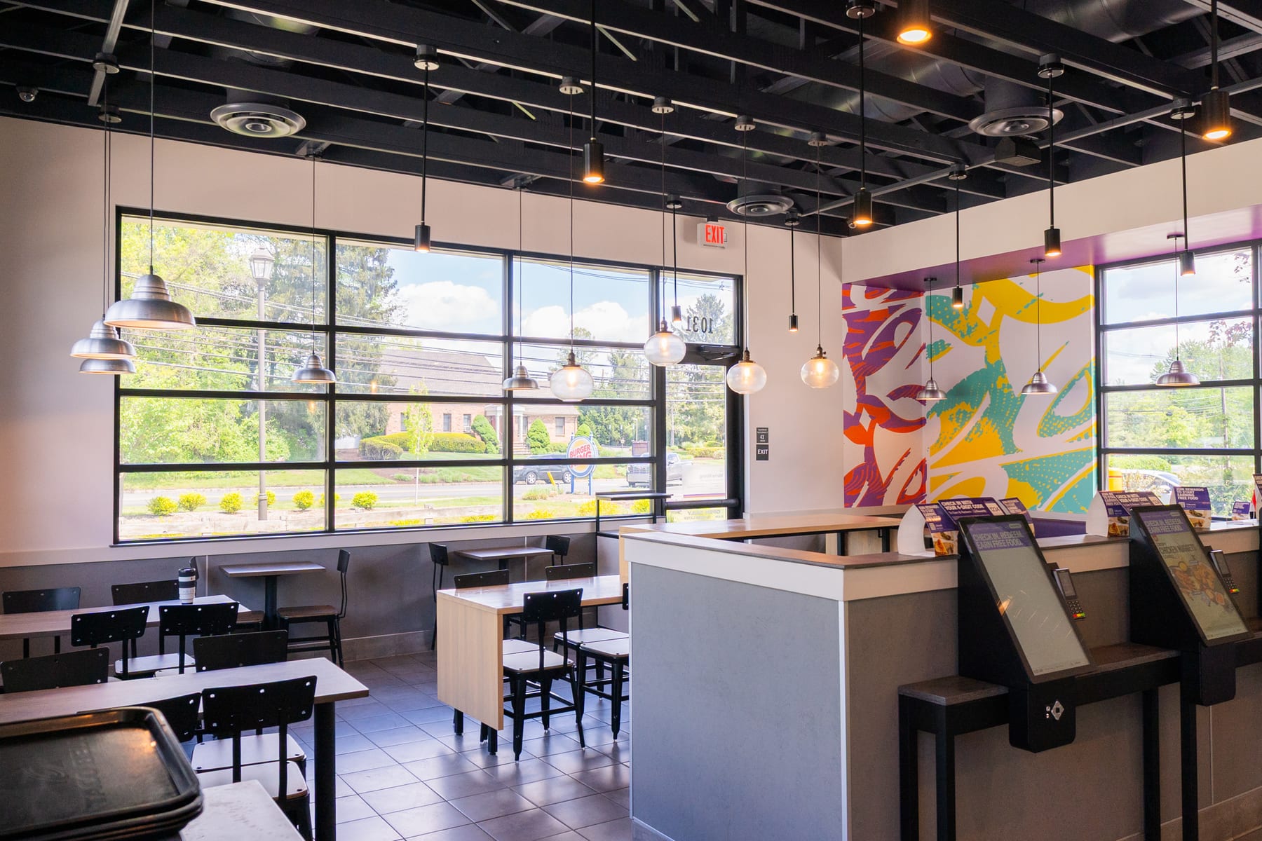 Taco Bell in Stirling, New Jersey, interior view 3, designed by Zelta Design
