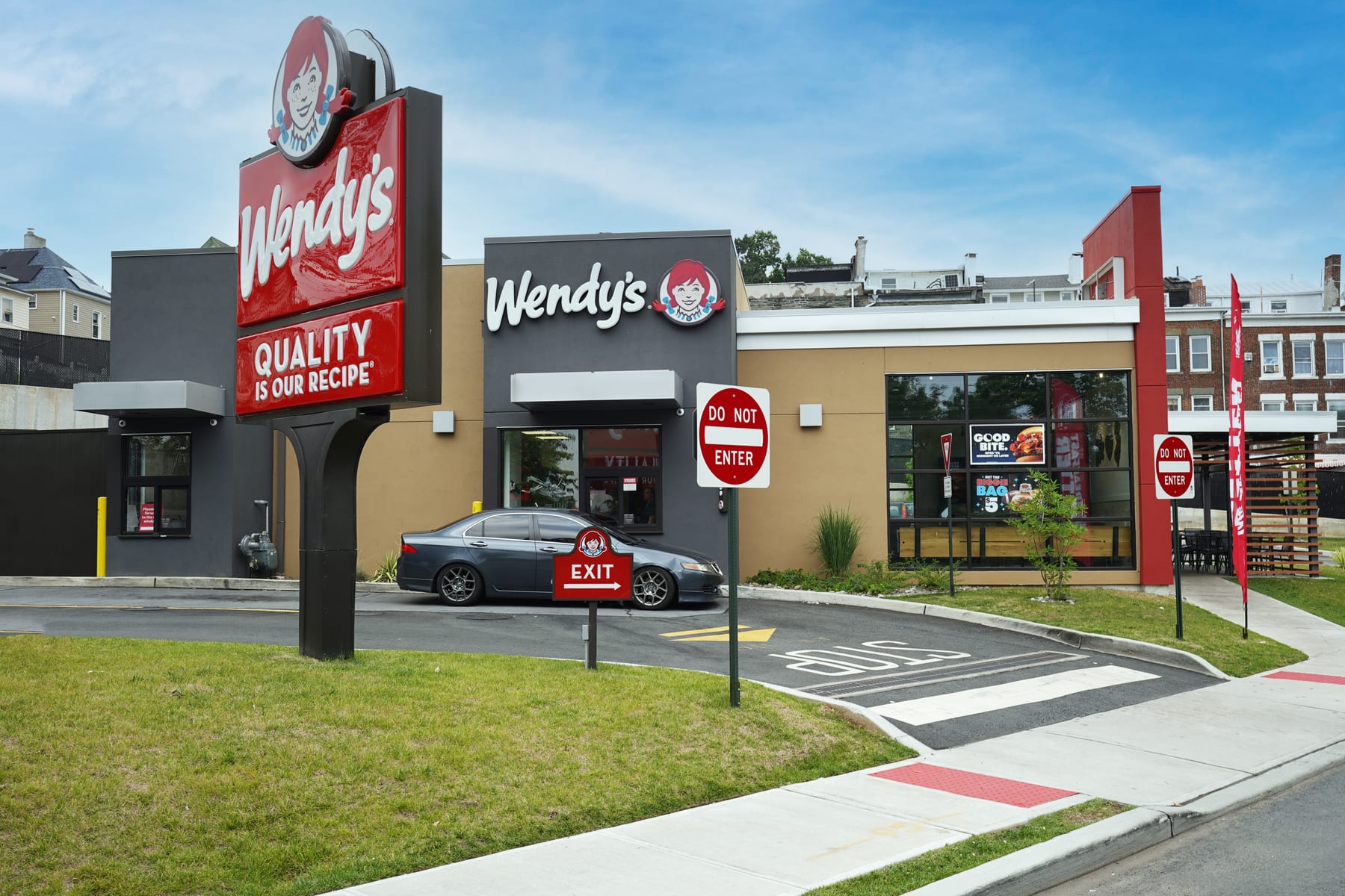 Wendy's in Passaic, New Jersey, interior view 2, designed by Zelta Design