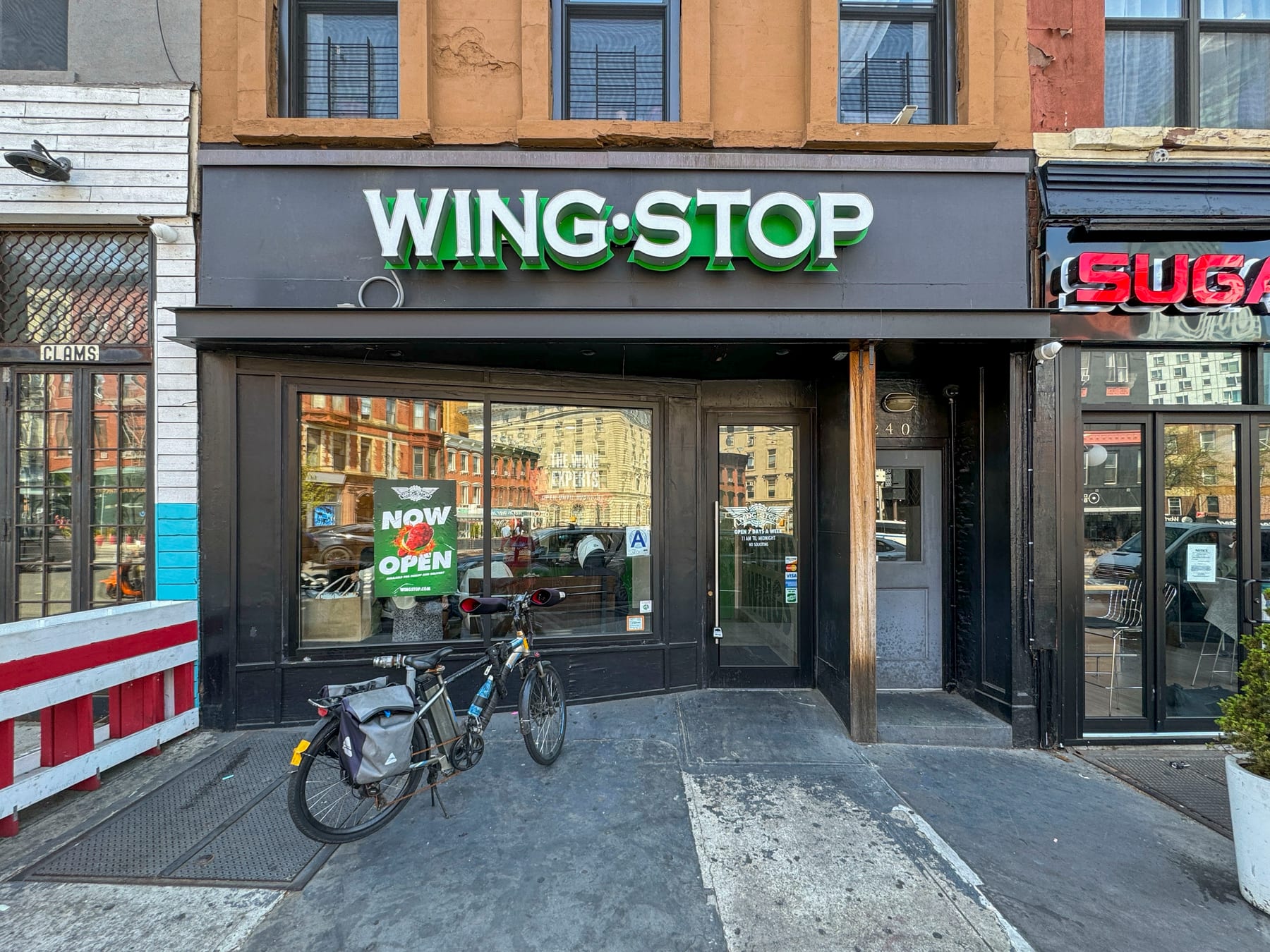 Wingstop in Brooklyn, New York, interior view 5, designed by Zelta Design